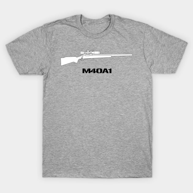 M40A1 Sniper Rifle T-Shirt by ArmedGinger